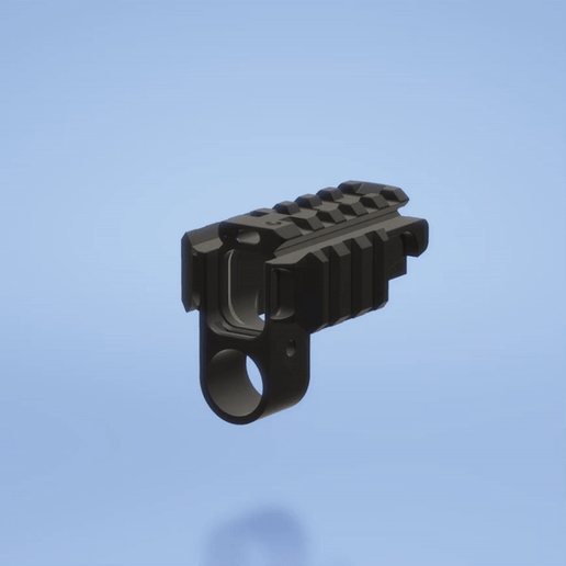 airaoft rail block 3D model