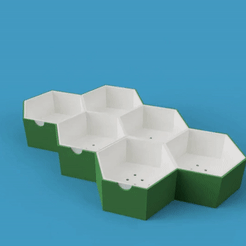 ezgif-3-660f3e5a511f.gif Free STL file Hexagonal Seedling Nursery・3D printable model to download, VistaprintSalesman
