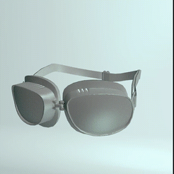 Gif-DevilMC5-GOGGLES-LADY-MARY.gif OBJ file DEVIL MAY CRY GOGGLES LADY MARY・Model to download and 3D print