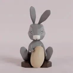 bunny.gif Fichier STL gratuit lapin de Pâques・Modèle pour impression 3D à télécharger