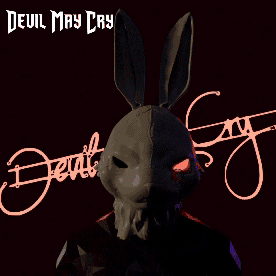😈 Devil May Cry -White Rabbit Mask Head Cover From Netflix Anime Series ...
