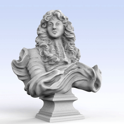 untitled.2166.gif Download STL file Louis XIV • 3D printer template, Yehenii