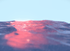 ocean_Render.gif 3D file Ocean Lowpoly Animated・3D printer model to download