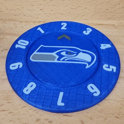 Seattle-Sea-Hawks-GIF.gif Posavasos Seattle Sea Hawks (Individual+Multicolor)