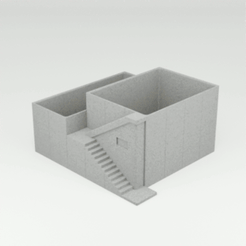 Architectural-planter-square-spin-24fps.gif 3MF-Datei ARCHITEKTONISCHES PFLANZGEFÄSS 3 herunterladen • Objekt zum 3D-Drucken, toprototyp