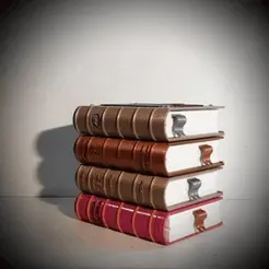 20220310_163346.gif STL file BUILT-IN CHEST OF DRAWERS BOOKS・3D printable model to download