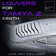 0.gif Z 2023 WINDOW LOUVER SET FOR TAMIYA 1-24 Modelkit