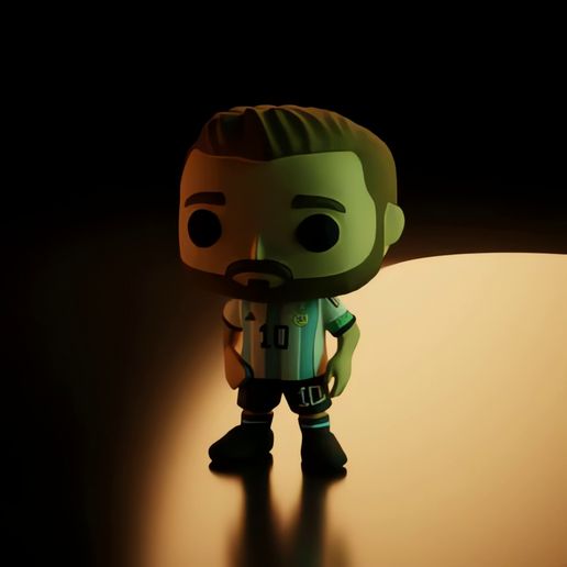 render.realesrgan.mp4 Funko Pop : Messi