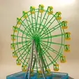 observation-wheel_final-gif.gif Ferris wheel Pripyat, Soviet standard Ferris wheel, scale model 1:100, movable