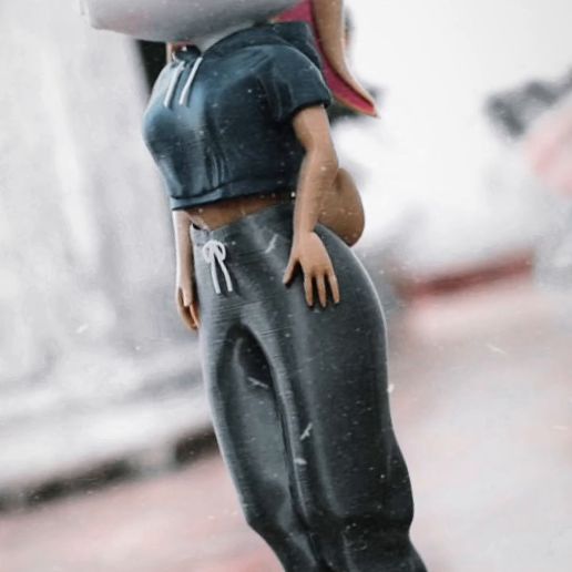 1000017342.mp4 Lola Bunny Urban vibes Fan Art (Full Multipart / 3MF)