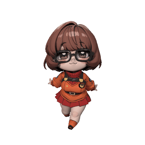 velma  scooby doo chibi