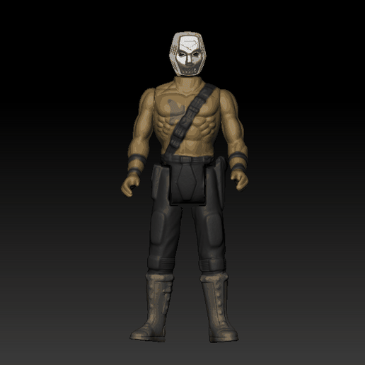 Tonka Steel Monsters Metal Face 3D MAD MAX Action Figure .stl 3D File  for Cults