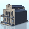 GIF-B32.gif Wild West post office building - Six Gun Sound Desperado Old Chronicles Gunfight Gutshot Blackwater Gulch Age of Sigmar Warhammer
