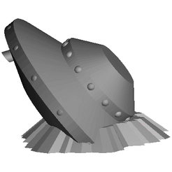 crashed-UFO-123.gif STL-Datei Abgestürztes UFO・Modell zum Herunterladen und 3D-Drucken, gianmatt