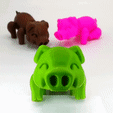 Piggy.gif Fichier STL Cochon articulé・Modèle à télécharger et à imprimer en 3D