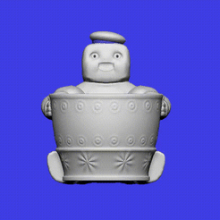 marsh.gif Download 3D file Marshmallow Bowl • Model to 3D print, Cgartist001