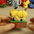 pikachu3.gif pikachu running sculpture