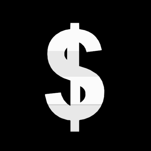 dollar - star of david   flip_figurine 3D model