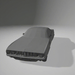 Video_1626553934.gif STL file HEMI `CUDA` (1970) Printable Body・3D printing model to download, CarHub