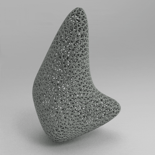 voronoi sculpture 10 3D model