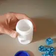 ezgif.com-gif-maker-2.gif CUSTOMIZABLE D&D All in one Dice Cup, Dice Tower and Dice Container
