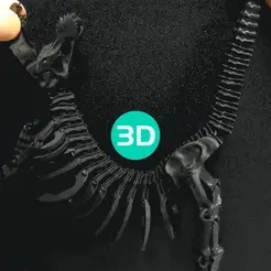 1231.gif Fully Articulated Dinosaur Skeleton Model