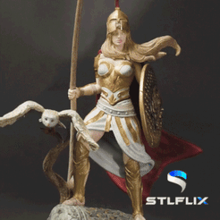 ATHENA.gif Файл 3D Афина, богиня мудрости・3D модель для печати скачать