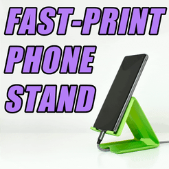 1AminThumbOptimised.gif Free STL file Fast-Print Mobile/Cell Phone Stand・3D print object to download