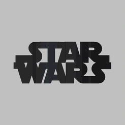 Star-Wars-Flip-Text.gif STL-Datei STAR WARS FLIP TEXT herunterladen • Modell für 3D-Drucker, fun3dcreative