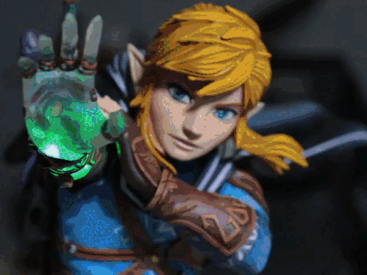 Link Zelda: Tears of the Kingdom - TOTK  - Premium statue for 3d printing
