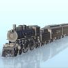 GIF.gif Download STL file Steam locomotive 4-4-4 - Flames of war Bolt Action Empire baroque Age of Sigmar Modern Warhammer • Model to 3D print, Hartolia-miniatures