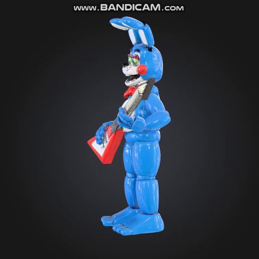 bandicam-2025-10-31-12-54-17-888.mp4 Bonnie Toy Animatronic -Fan-Made-Multi-Part 3D Printable Model (FNAF Inspired)
