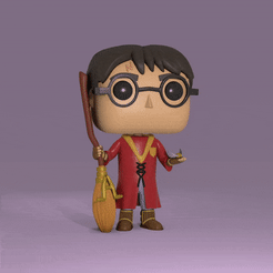Harry_Potter_Quidditch.gif STL file FAN ART QUIDDITCH HARRY POTTER・3D printer model to download, tasis