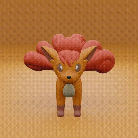 Vulpix2.gif Paquet Pokemon No. 001-151 Génération I