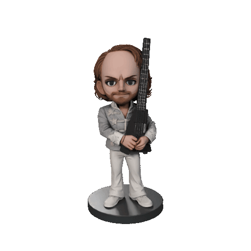 Maurice Gibb – Bee Gees Chibi Disco Pop Bassist Keyboardist Figure (Fan Art)