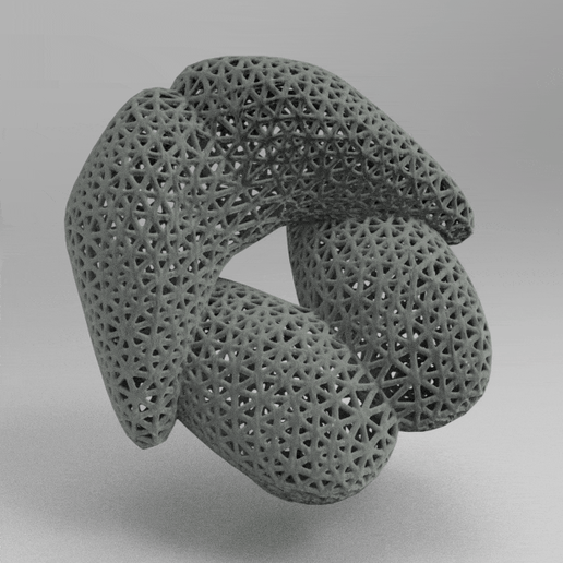 voronoi sculpture 10 3D model