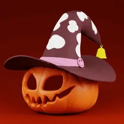 ezgif.com-gif-maker-2.gif Halloween Pumpkin Hat 3D Print Model