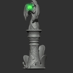 gif.gif STL-Datei Genshin Impact - Anemo Statue / LED Lampe herunterladen • Objekt zum 3D-Drucken, LittleFriend