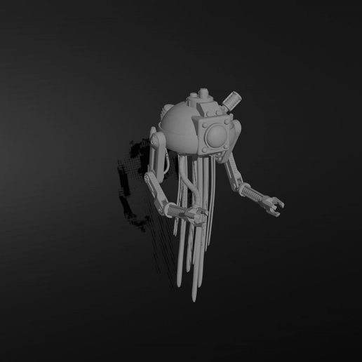 servo jellyfish for diver marines 3D model