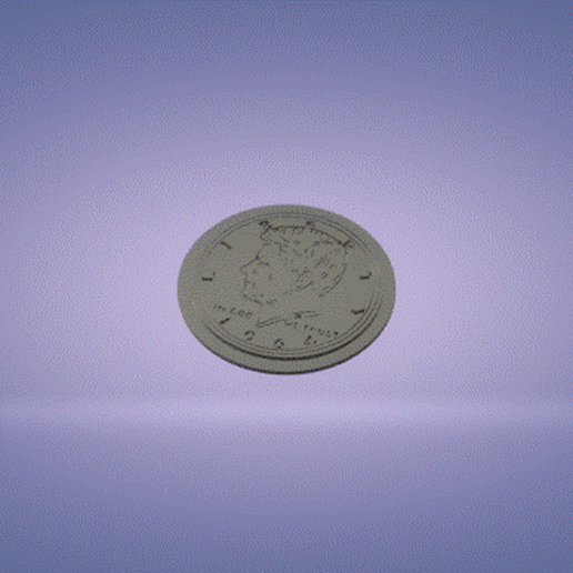 14.gif STL-Datei Wanddekorationsset Münzen von Amerika・3D-Druck-Idee zum Herunterladen, satis3d
