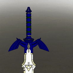 MasterSword1.gif Файл STL ЛЕГЕНДА О ЗЕЛЬДЕ: МАСТЕР МЕЧ・3D-печатная модель для загрузки