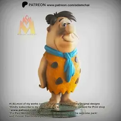 Fred-Flintstone.gif Fred Flintstone- The Flintstone-classic cartoons -Fanart