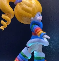 Gif-00.gif STL file Rainbow Brite and Twink (80's Cartoon)・3D printing model to download