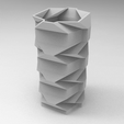 untitled.788.gif flowerpot origami faceted origami pencil flowerpot