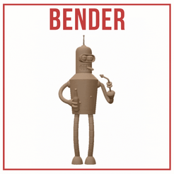 Red-Beige-Modern-Minimal-Product-Mockup-Instagram-Post.gif STL file BENDER FUTURAMA・3D printer design to download