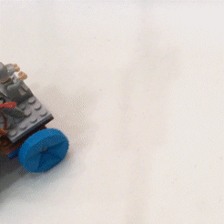 robot.gif Archivo STL Lego servo mount y lego omnidirectional wheel mount - Lego Robot・Design para impresora 3D para descargar