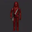 Chewbaka.gif Star Wars .stl Chewbacca .3D action figure .OBJ Kenner style.