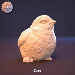 chick.gif 3D file Chick・3D print design to download