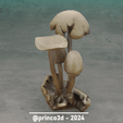 escaner3d-3d-setas-madera-1.gif 3D Scanner Wooden Mushroom Figure / Asset Wooden Mushroom Figure