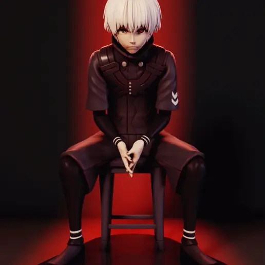 🗼 Kaneki Ken Tokyo Ghoul・ 3D File for ・Cults